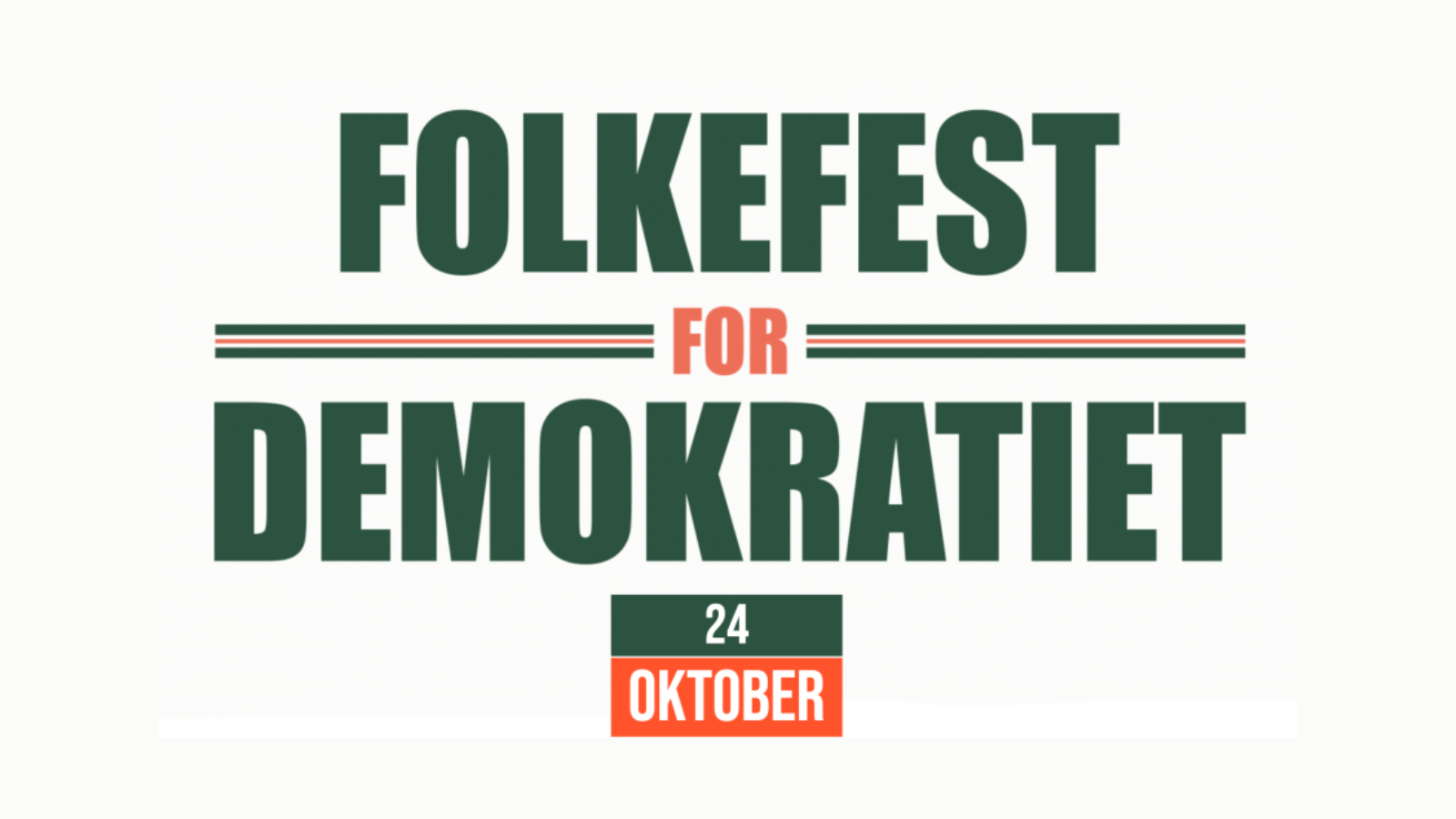 folkefest for demokratiet
